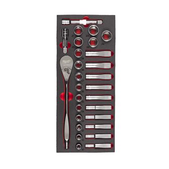 1/2″ Ratchet and Socket Set Foam Insert